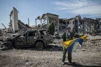 Украинские воины, после 242-дневной обороны, сдали Донецкий аэропорт /батальон Азов/